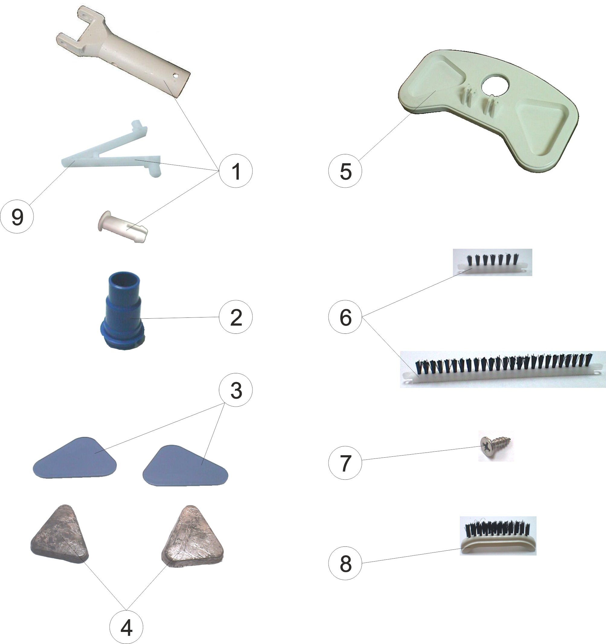 LIMPIAFONDOS RECTANGULAR PLAST. CLIP
