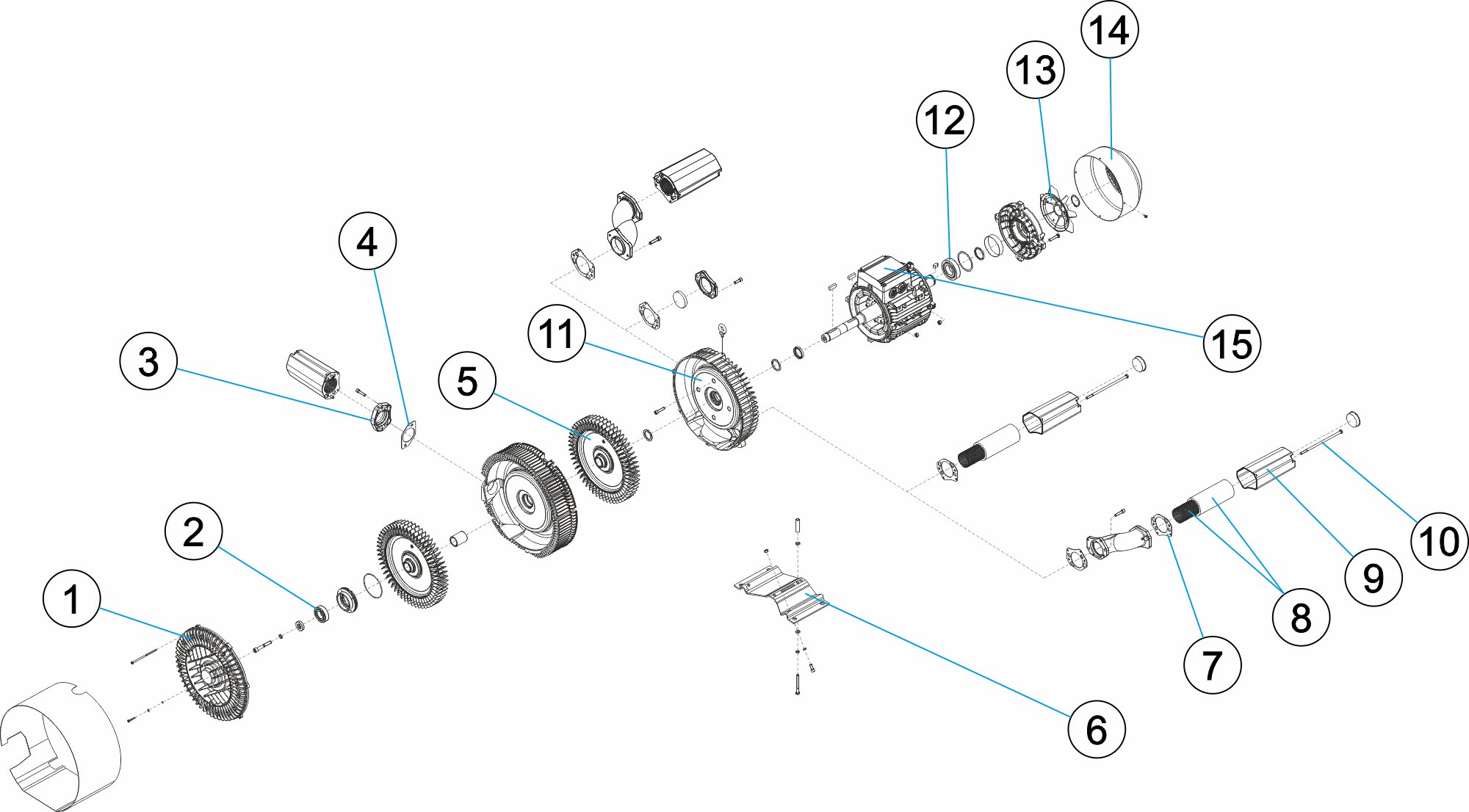 BOMBA TURBOSOPLANTE 156M3/H 32