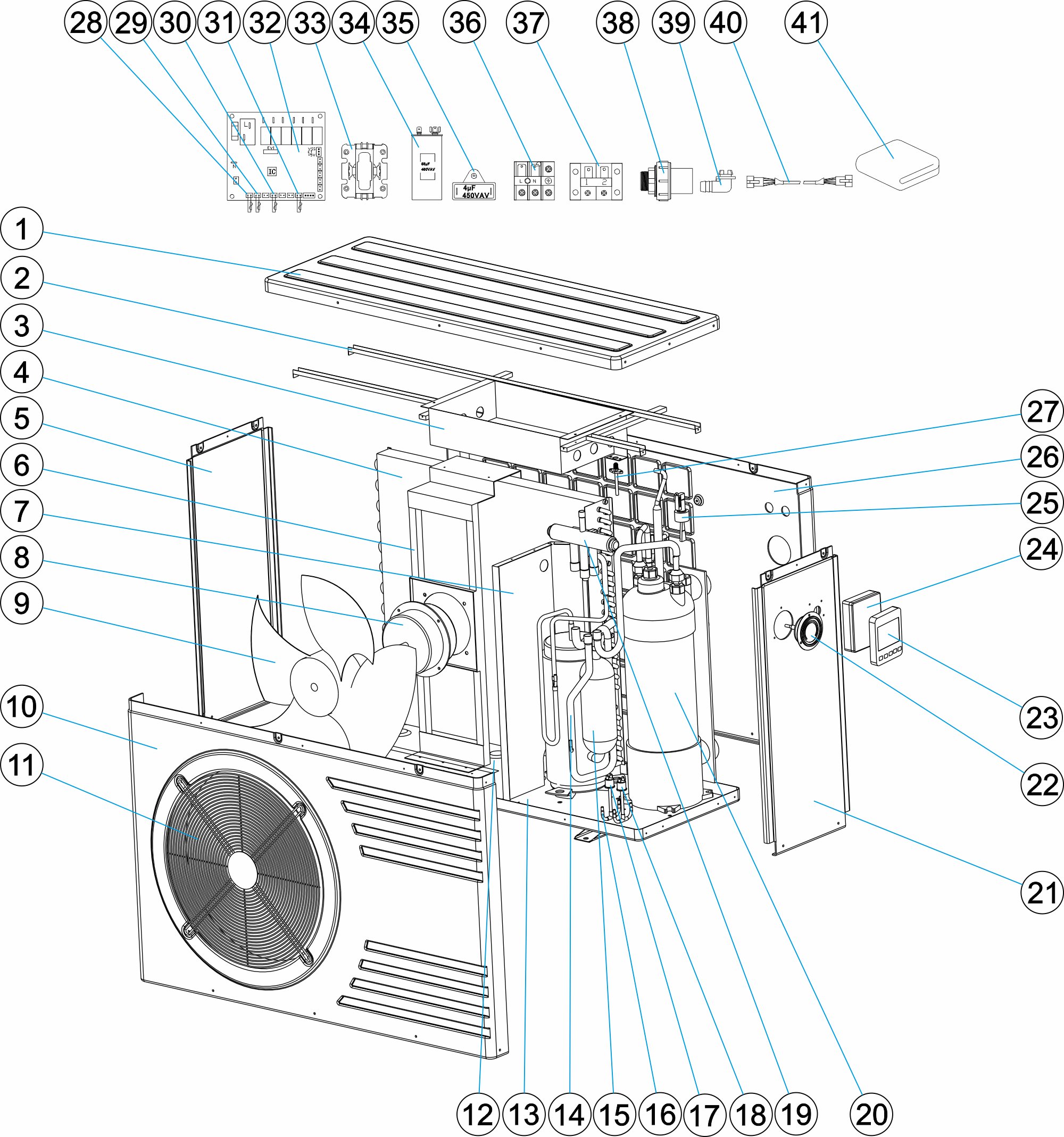 ASTRALPOOL HP EVOLINE17 MODBUS