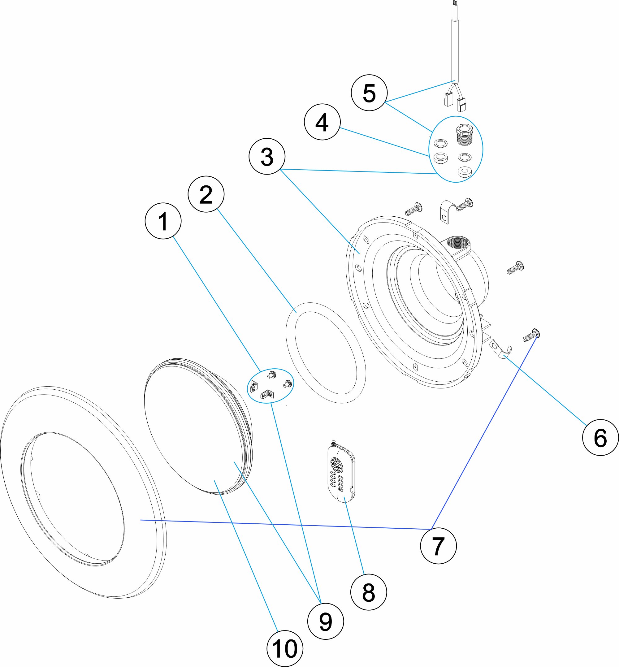 PROYECTOR LEDS PAR56 ANTRACITA