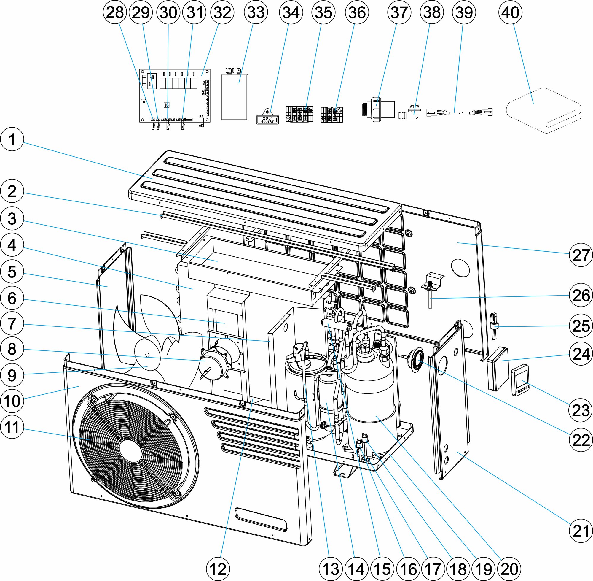 BOMBA CALOR EVOLINE NN R32 13M
