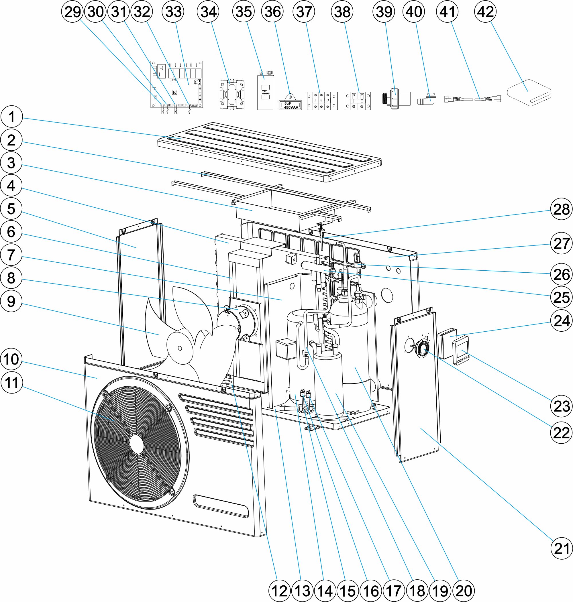 BOMBA CALOR EVOLINE NN 410 20M