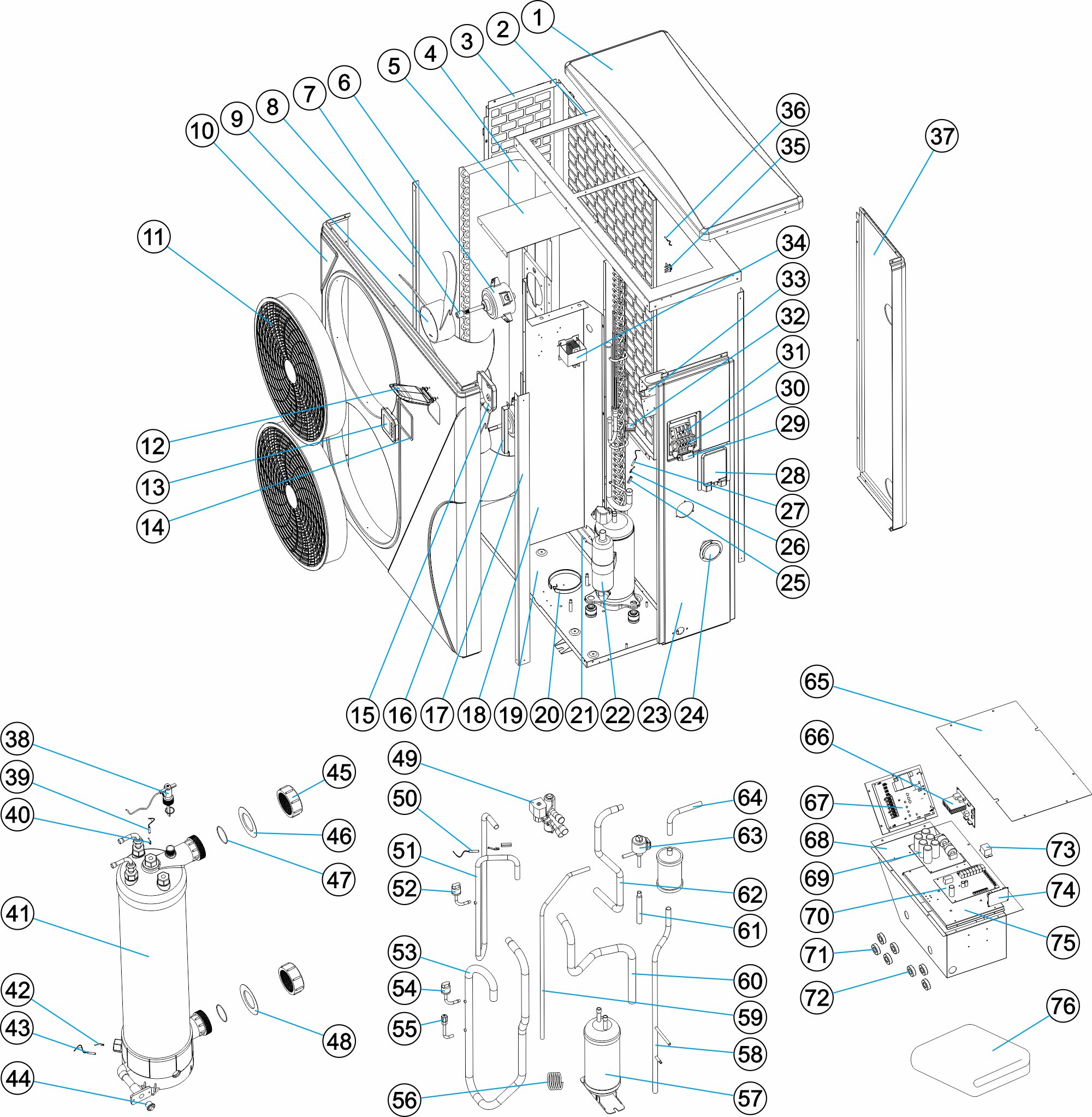 BOMBA CALOR PRO ELYO TOUCH  NN PET-35