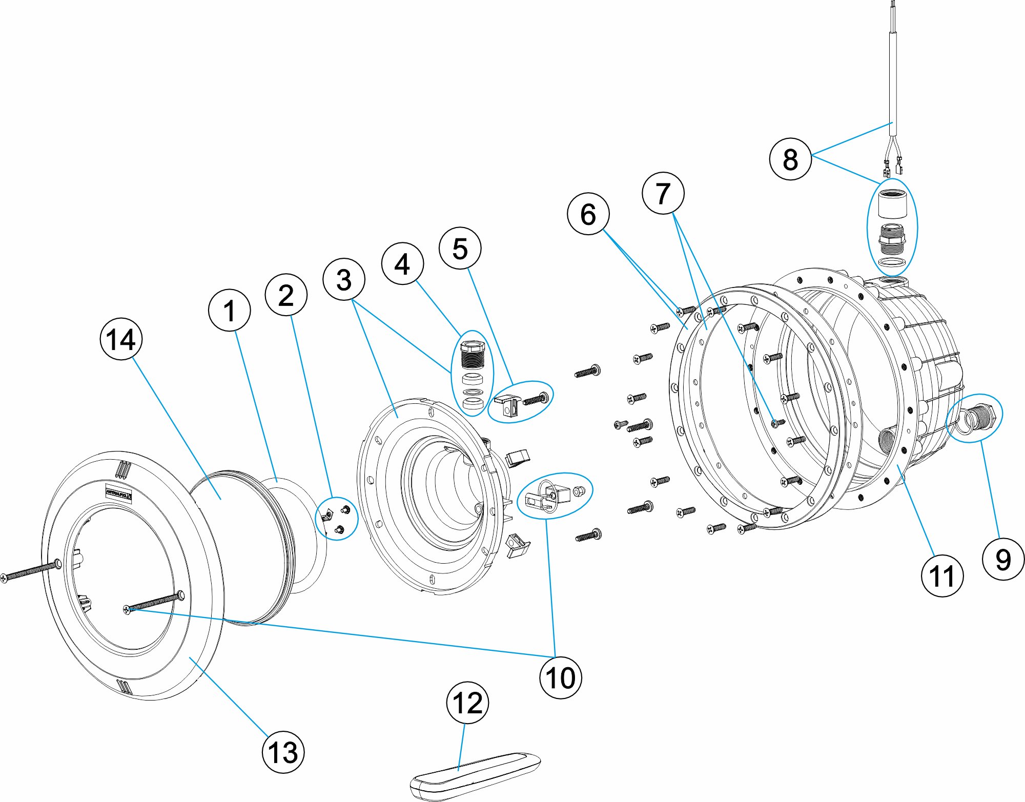 PROYECTOR LED STANDARD ESSENTIAL WIR