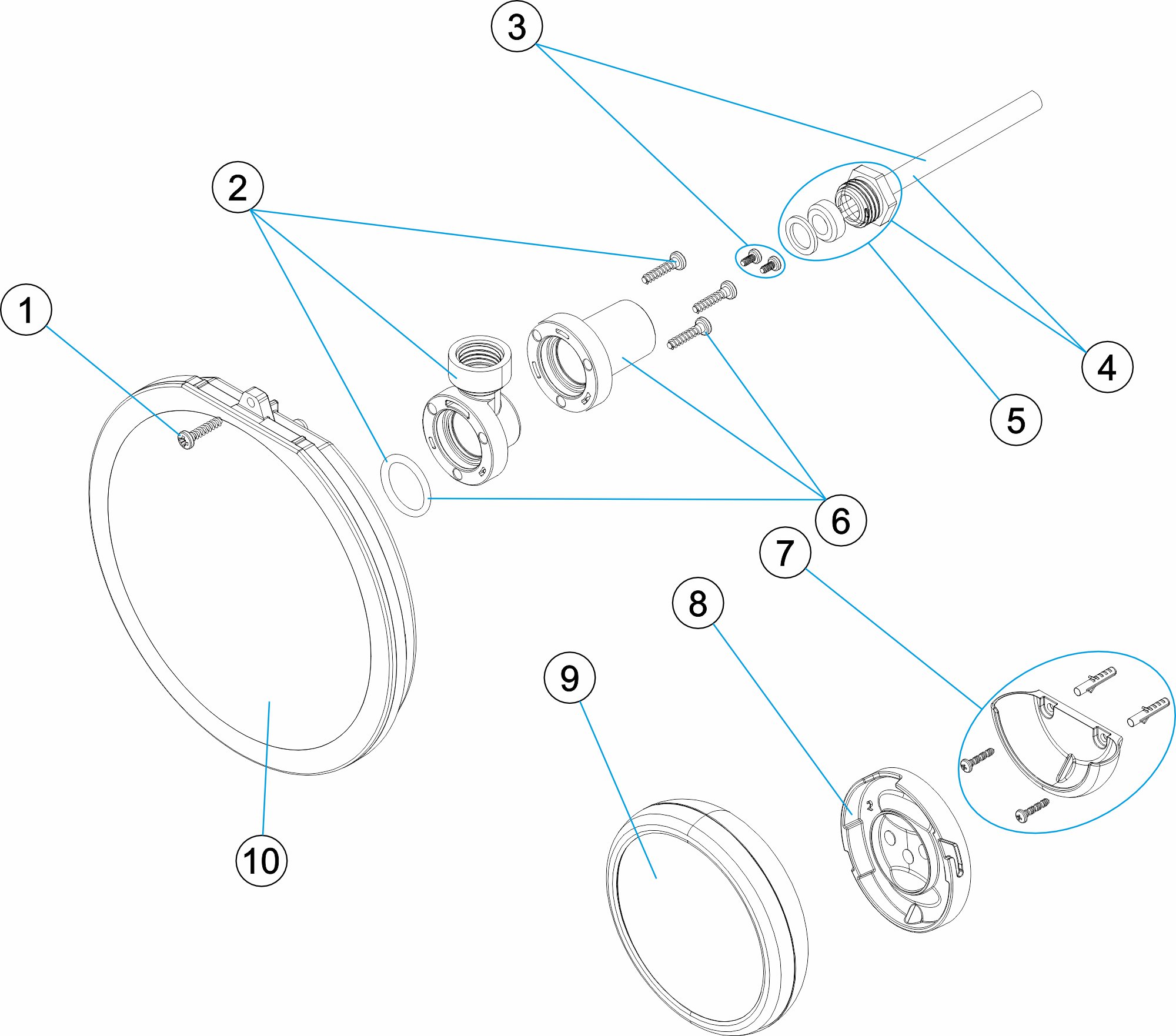 PUNTO DE LUZ LUMIPLUS FLEXI PLUG&PLAY CON MANDO 