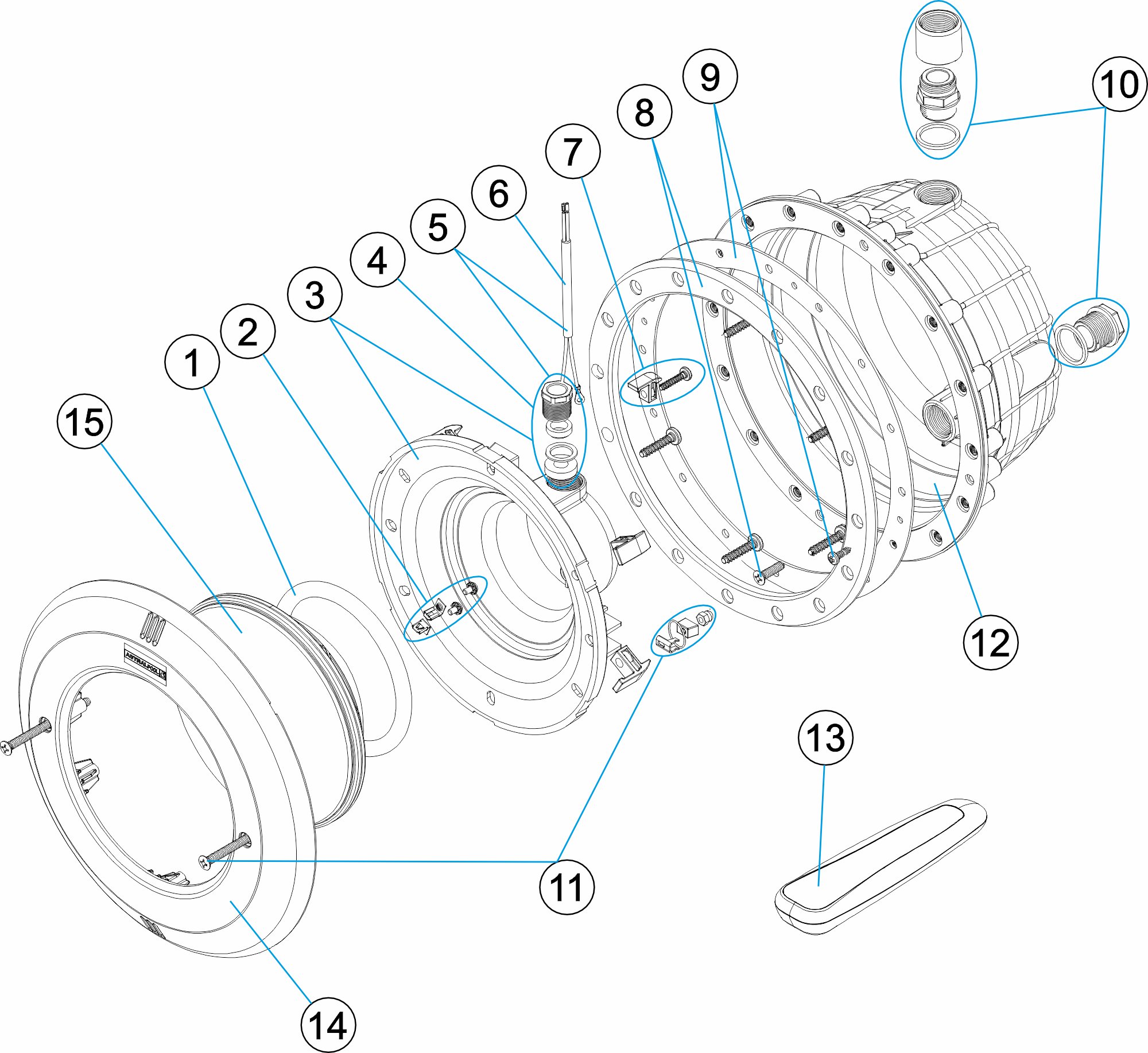 PROYECTOR LED STANDARD ESSENTIAL WIR LINER CON MANDO